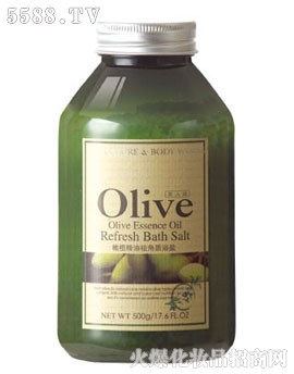生活良品橄榄精油祛角质浴盐500g