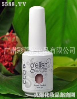 （橙色、粉色、褐色、黑色）gelish1361甲油胶