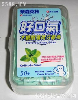 好口氣木醣醇薄荷牙线棒（50支盒装）