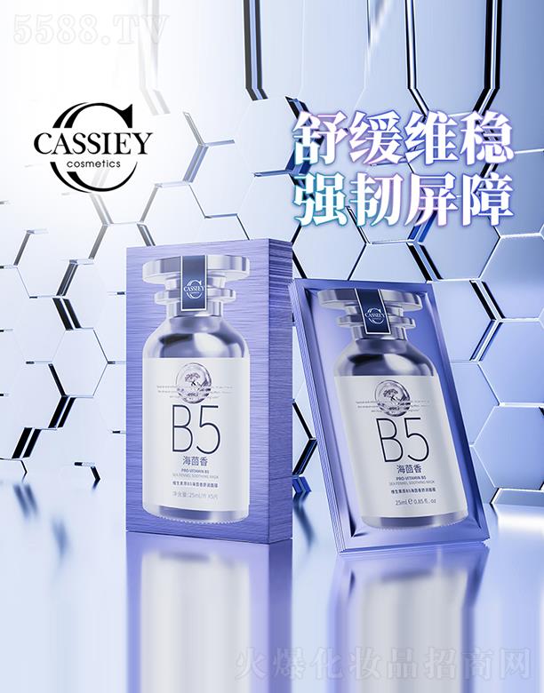 CASSIEY维生素原B5海茴香舒润面膜 25ml/片×5片